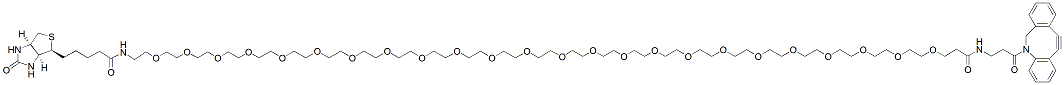 Molecular structure of the compound: Biotin-PEG24-DBCO