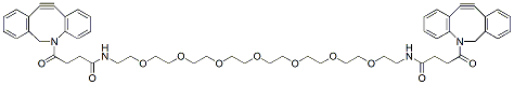 Molecular structure of the compound: Bis-DBCO-PEG7