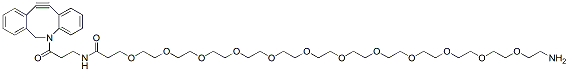 Molecular structure of the compound: DBCO-NHCO-PEG12-Amine