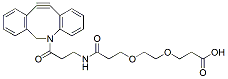 Molecular structure of the compound: DBCO-NHCO-PEG2-Acid