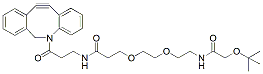 Molecular structure of the compound: DBCO-NHCO-PEG2-t-Boc