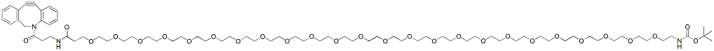 Molecular structure of the compound: DBCO-NHCO-PEG24-t-Boc Amine