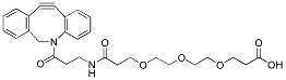 Molecular structure of the compound: DBCO-NHCO-PEG3-Acid