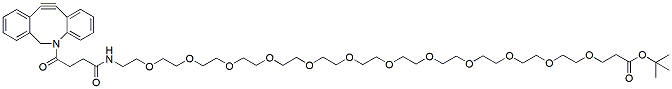 Molecular structure of the compound: DBCO-PEG12-t-Bu Ester