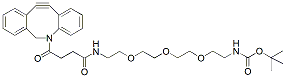 Molecular structure of the compound: DBCO-PEG3-NH-Boc
