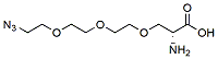Molecular structure of the compound: azido-tris(ethylenoxy)-L-alanine HCl Salt