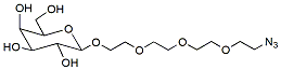 Molecular structure of the compound: Azido-PEG4-beta-D-galactose