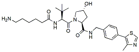 Molecular structure of the compound: (S,R,S)-AHPC-C5-NH2 HCl