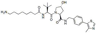 Molecular structure of the compound: (S,R,S)-AHPC-C7-NH2