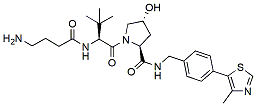 Molecular structure of the compound: (S,R,S)-AHPC-C3-NH2 HCl
