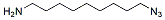 Molecular structure of the compound: 9-Azido-1-nonanamine