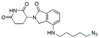 Molecular structure of the compound: Lenalidomide 4-alkyl-C5-azide