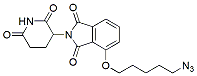 Molecular structure of the compound: Thalidomide-O-C5-azide