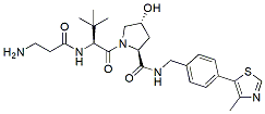 Molecular structure of the compound: (S,R,S)-AHPC-C2-NH2
