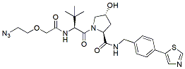 Molecular structure of the compound: (S,R,S)-AHPC-PEG1-N3