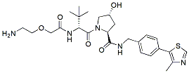 Molecular structure of the compound: (S,R,S)-AHPC-PEG1-NH2