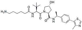 Molecular structure of the compound: (S,R,S)-AHPC-Me-C5-NH2, HCl salt