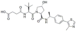 Molecular structure of the compound: (S,R,S)-AHPC-Me-C2-acid