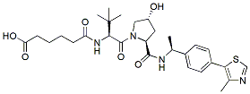 Molecular structure of the compound: (S,R,S)-AHPC-Me-C4-acid