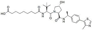 Molecular structure of the compound: (S,R,S)-AHPC-Me-C7-acid