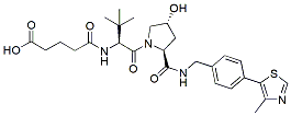 Molecular structure of the compound: (S,R,S)-AHPC-C3-COOH