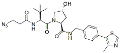 Molecular structure of the compound: (S,R,S)-AHPC-C2-azide