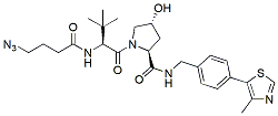 Molecular structure of the compound: (S,R,S)-AHPC-C3-azide