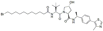 Molecular structure of the compound: (S,R,S)-AHPC-Me-C10-Br