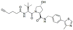 Molecular structure of the compound: (S,R,S)-AHPC-CO-C3-alkyne