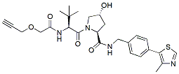 Molecular structure of the compound: (S,R,S)-AHPC-propargyl