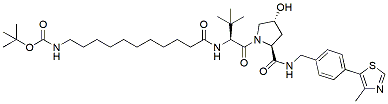 Molecular structure of the compound: (S,R,S)-AHPC-C10-NHBoc