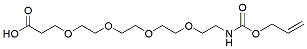 Molecular structure of the compound: Allyl carbamate-PEG4-acid