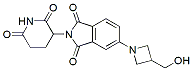 Molecular structure of the compound: 2-(2,6-dioxopiperidin-3-yl)-5-(3-(hydroxymethyl)azetidin-1-yl)isoindoline-1,3-dione