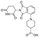 Molecular structure of the compound: Thalidomide-piperidine-4-carboxylic acid