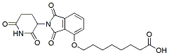 Molecular structure of the compound: Thalidomide-O-C7-acid