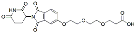 Molecular structure of the compound: Thalidomide-5-O-PEG2-acid