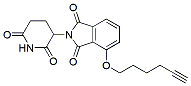 Molecular structure of the compound: Thalidomide-O-C4-Propargyl