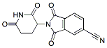 Molecular structure of the compound: 2-(2,6-dioxopiperidin-3-yl)-1,3-dioxoisoindoline-5-carbonitrile