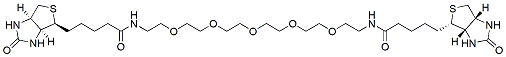 Molecular structure of the compound: Bis-PEG5-Biotin