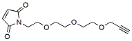 Molecular structure of the compound: Propargyl-PEG3-Maleimide