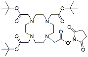 Molecular structure of the compound: DOTA-tris-tBu mono-NHS ester