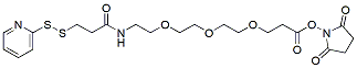 Molecular structure of the compound: SPDP-PEG3-NHS ester