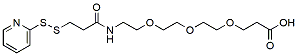 Molecular structure of the compound: SPDP-PEG3-COOH