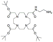 Molecular structure of the compound: 2-Aminoethyl-mono-amide-DOTA-tris(tBu ester)