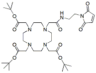 Molecular structure of the compound: Maleimido-mono-amide-DOTA-tris(t-Bu ester)