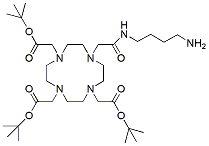 Molecular structure of the compound: 4-Aminobutyl-DOTA-tris(t-butyl ester)