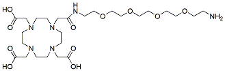 Molecular structure of the compound: DOTA-PEG4-amine