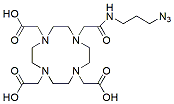 Molecular structure of the compound: Azido-mono-amide-DOTA