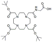 Molecular structure of the compound: DOTA-tris(t-Bu ester)-Gly