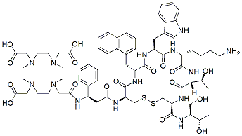 Molecular structure of the compound: DOTA-NOC